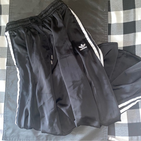 SOLD! RARE adidas pleated satin maxi skirt - Picture 3 of 4